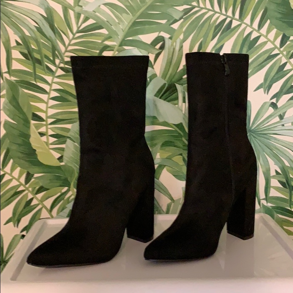 Black women's ankle Boots (pointed)